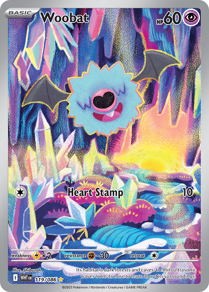 Woobat - White Flare #119