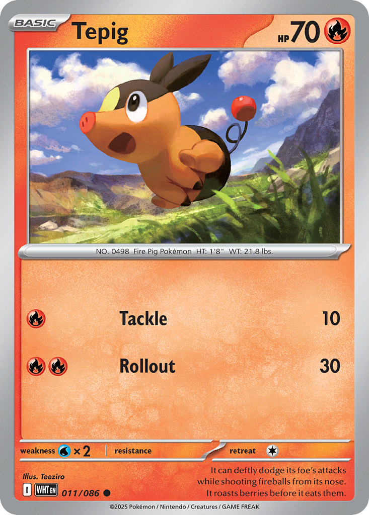 Tepig - White Flare #11