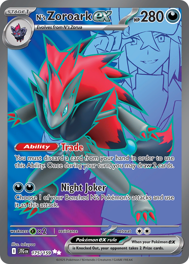 N's Zoroark ex - Journey Together #175