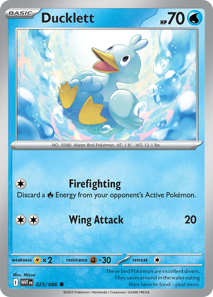 Ducklett - White Flare #25