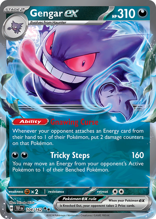Gengar ex (ex) (104/218) [Scarlet & Violet: Temporal Forces]