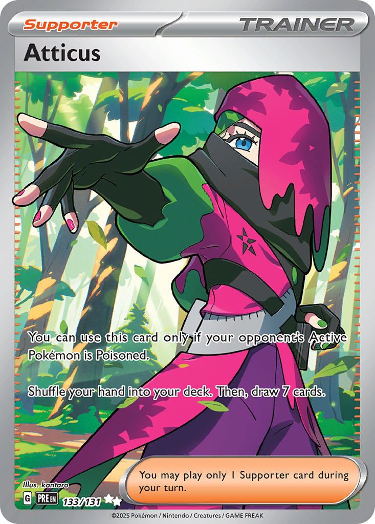 Atticus (133/180) [Scarlet & Violet: Prismatic Evolutions]