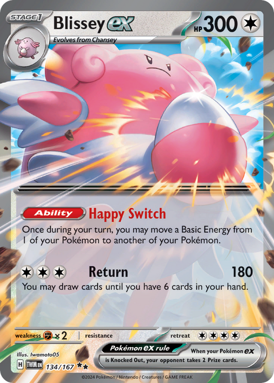 Blissey ex (ex) (134/226) [Scarlet & Violet: Twilight Masquerade]