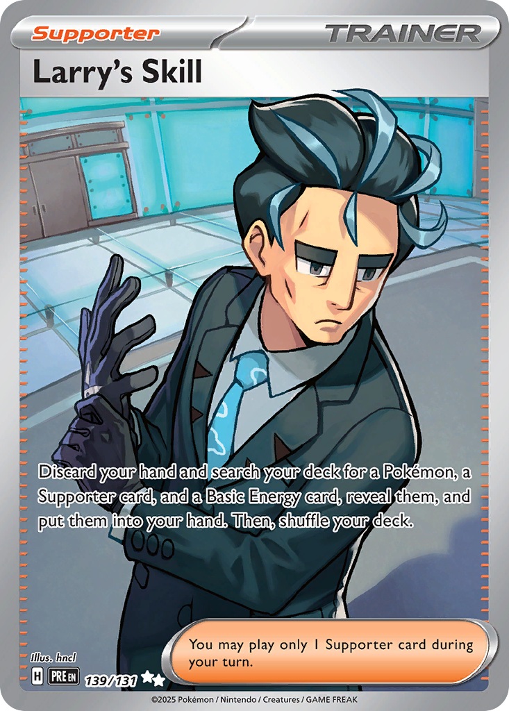 Larry's Skill (139/180) [Scarlet & Violet: Prismatic Evolutions]