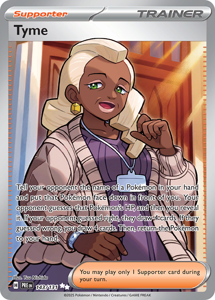 Tyme (143/180) [Scarlet & Violet: Prismatic Evolutions]