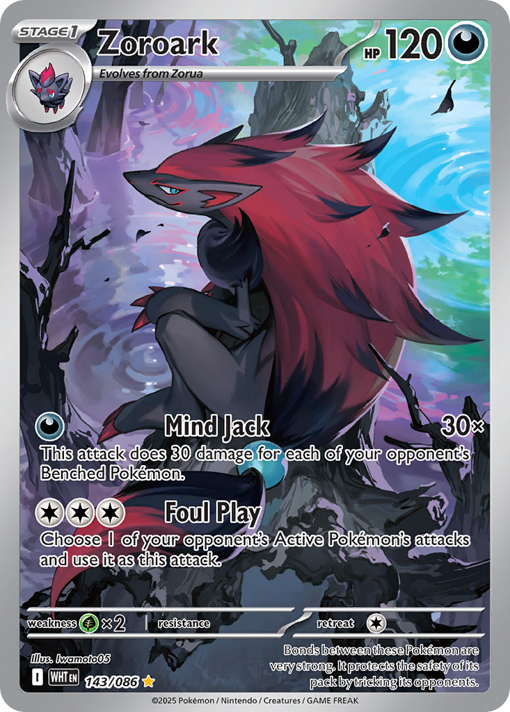 Zoroark - White Flare #143