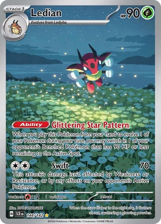 Ledian (144/175) [Scarlet & Violet: Stellar Crown]