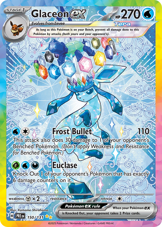 Glaceon ex (Tera, ex) (150/180) [Scarlet & Violet: Prismatic Evolutions]