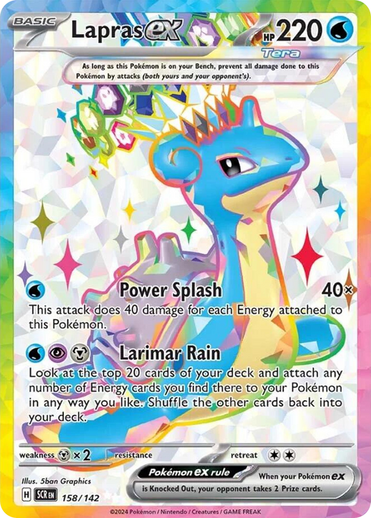 Lapras ex (Tera, ex) (158/175) [Scarlet & Violet: Stellar Crown]