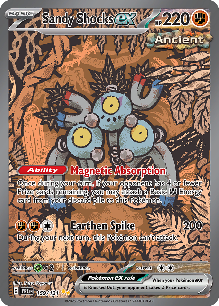 Sandy Shocks ex (ex, Ancient) (159/180) [Scarlet & Violet: Prismatic Evolutions]