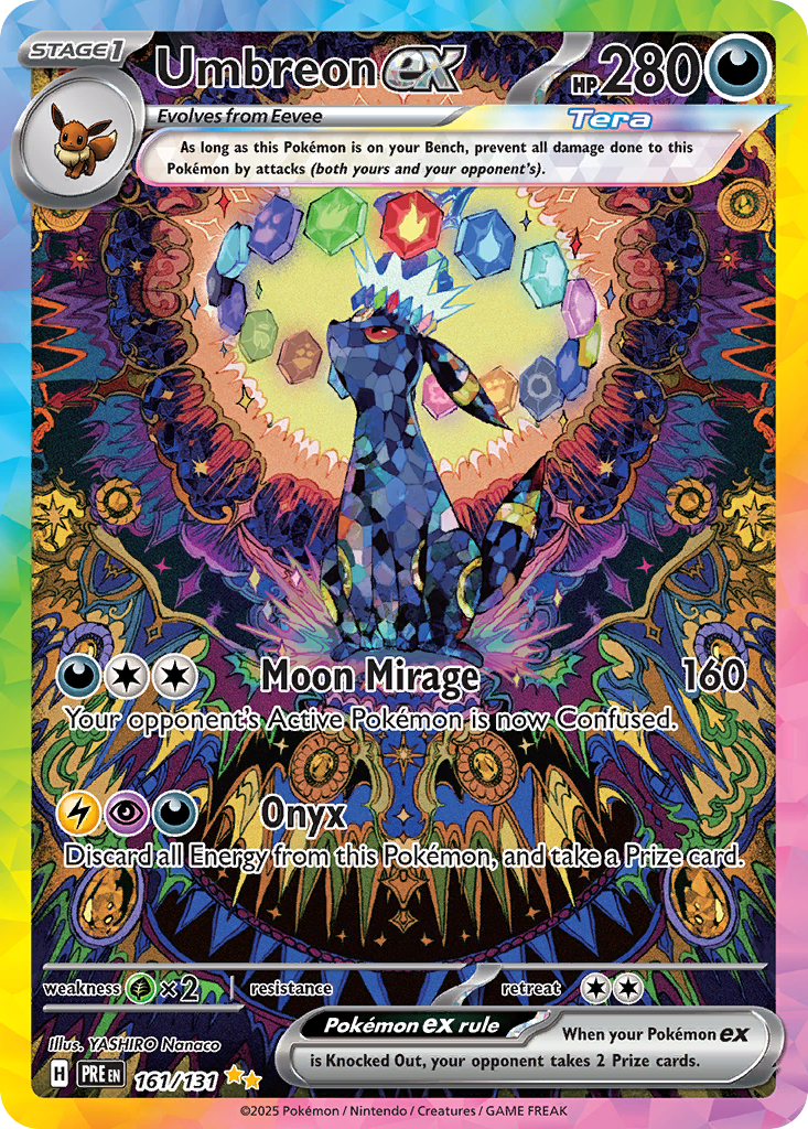 Umbreon ex (Tera, ex) (161/180) [Scarlet & Violet: Prismatic Evolutions]