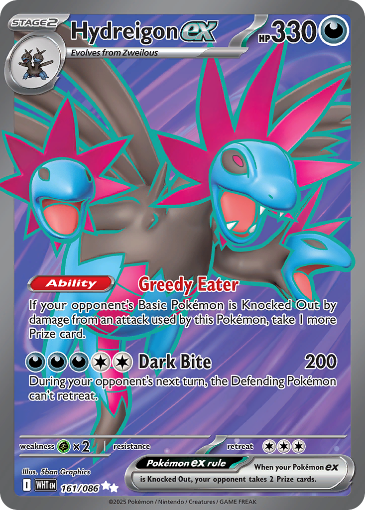 Hydreigon ex - White Flare #161