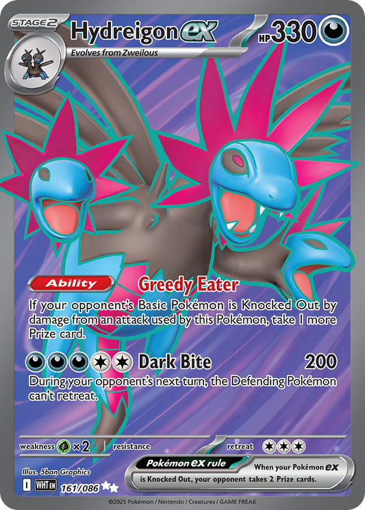 Hydreigon ex - White Flare #161