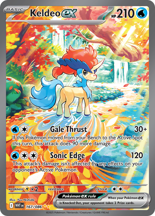 Keldeo ex - White Flare #167