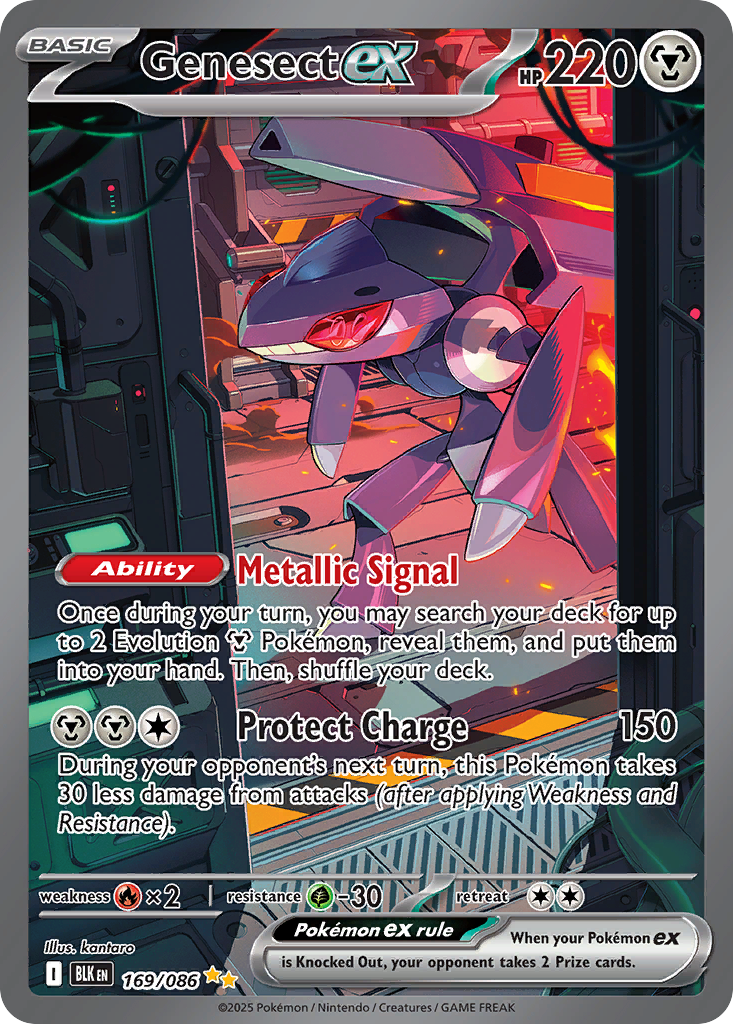 Genesect ex - Black Bolt #169