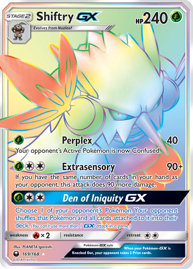 Shiftry-GX (GX) (169/187) [Sun & Moon: Celestial Storm]