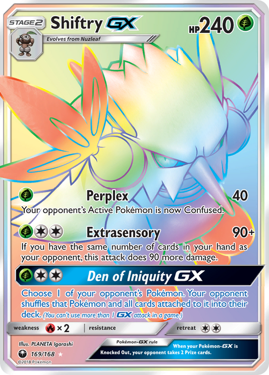 Shiftry-GX (GX) (169/187) [Sun & Moon: Celestial Storm]