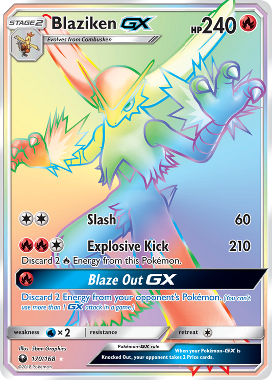 Blaziken-GX (GX) (170/187) [Sun & Moon: Celestial Storm]