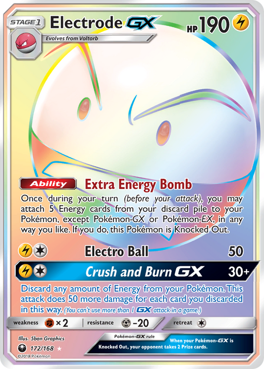 Electrode-GX (GX) (172/187) [Sun & Moon: Celestial Storm]