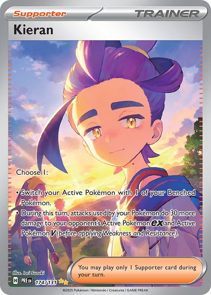 Kieran (174/180) [Scarlet & Violet: Prismatic Evolutions]