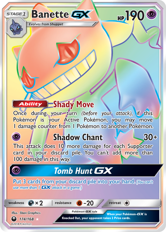 Banette-GX (GX) (174/187) [Sun & Moon: Celestial Storm]