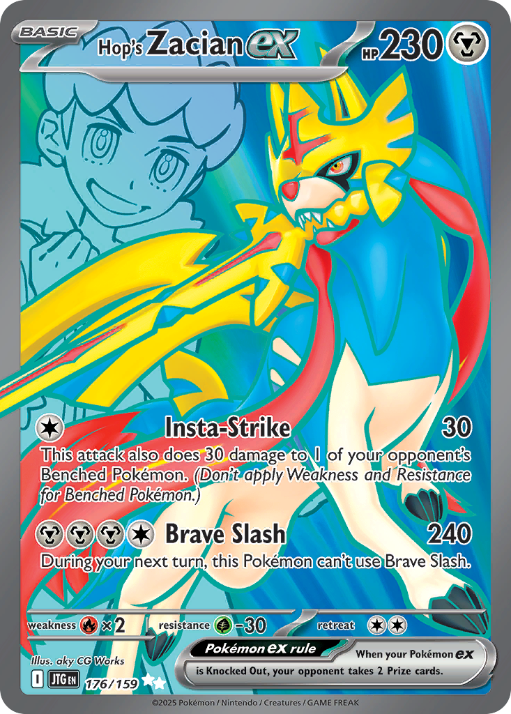 Hop's Zacian ex - Journey Together #176
