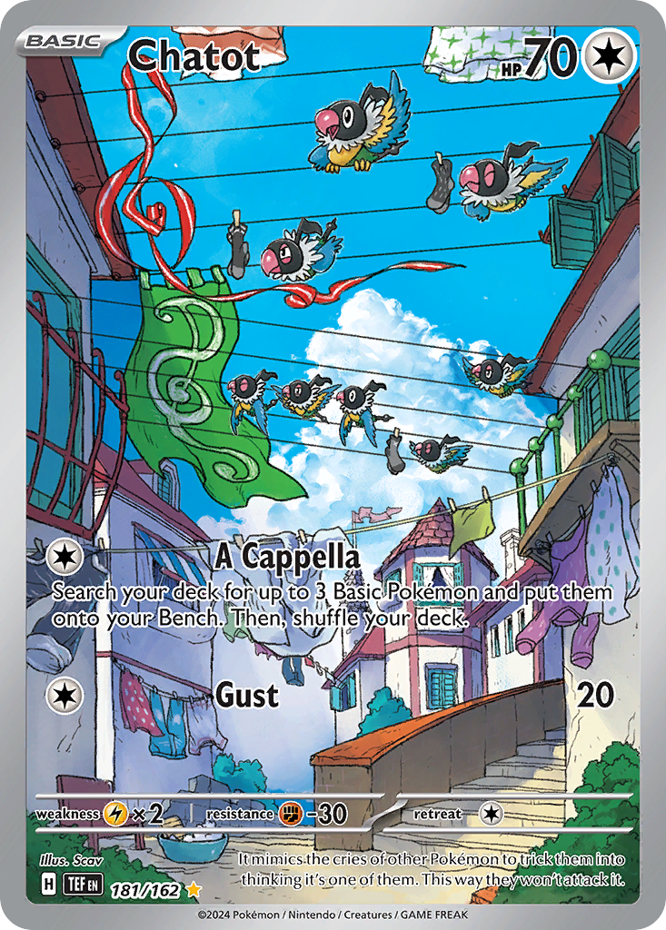 Chatot (181/218) [Scarlet & Violet: Temporal Forces]