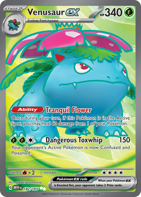 Venusaur ex (ex) (182/207) [Scarlet & Violet: 151]
