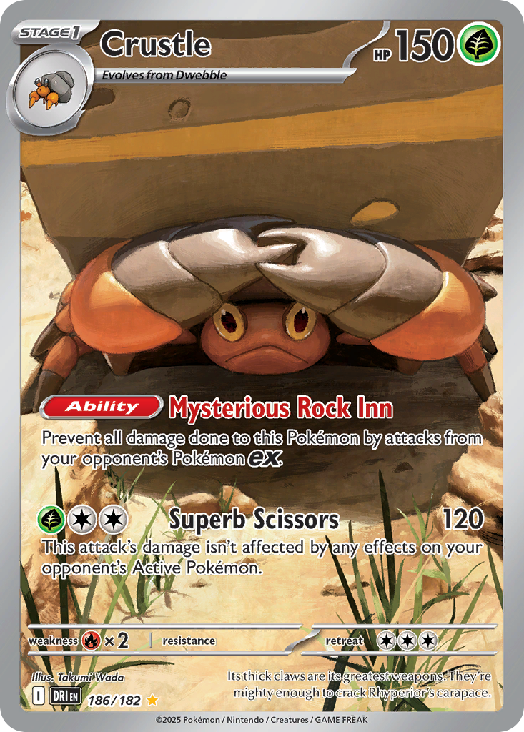 Crustle (186/244) [Scarlet & Violet: Destined Rivals]