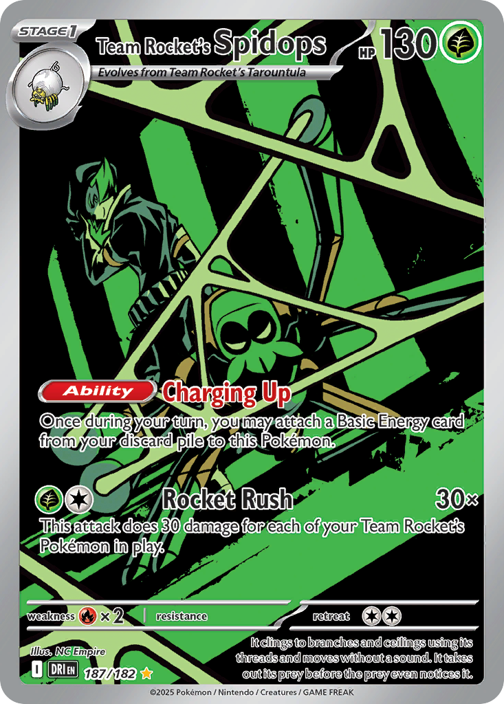 Team Rocket's Spidops (187/244) [Scarlet & Violet: Destined Rivals]