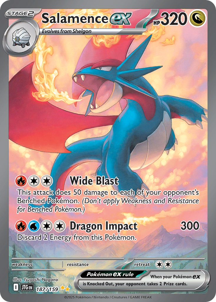 Salamence ex - Journey Together #187