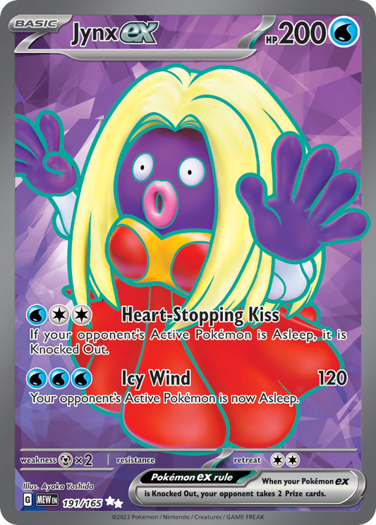 Jynx ex (ex) (191/207) [Scarlet & Violet: 151]