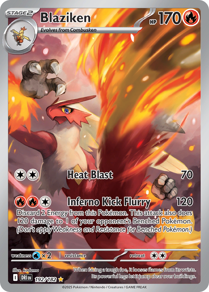 Blaziken (192/244) [Scarlet & Violet: Destined Rivals]