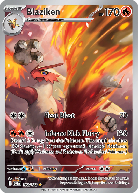 Blaziken (192/244) [Scarlet & Violet: Destined Rivals]