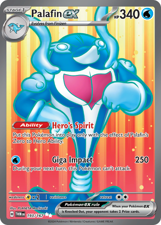 Palafin ex (ex) (193/226) [Scarlet & Violet: Twilight Masquerade]