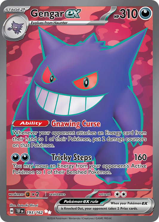 Gengar ex (ex) (193/218) [Scarlet & Violet: Temporal Forces]