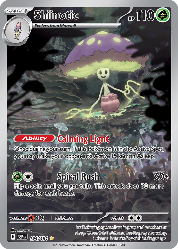 Shiinotic (194/252) [Scarlet & Violet: Surging Sparks]
