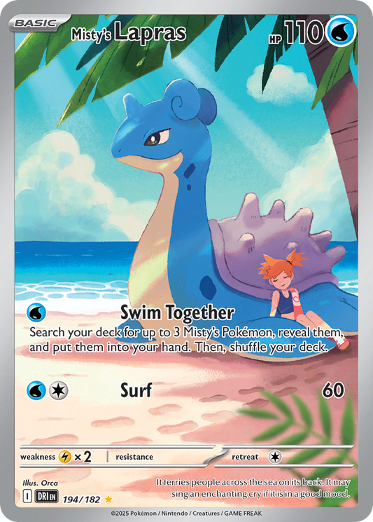 Misty's Lapras (194/244) [Scarlet & Violet: Destined Rivals]
