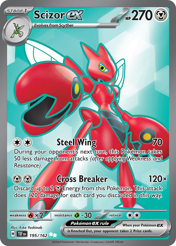 Scizor ex (ex) (195/218) [Scarlet & Violet: Temporal Forces]