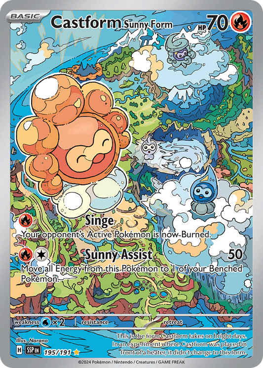Castform Sunny Form (195/252) [Scarlet & Violet: Surging Sparks]