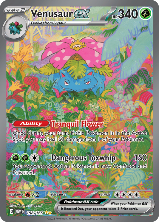 Venusaur ex (ex) (198/207) [Scarlet & Violet: 151]