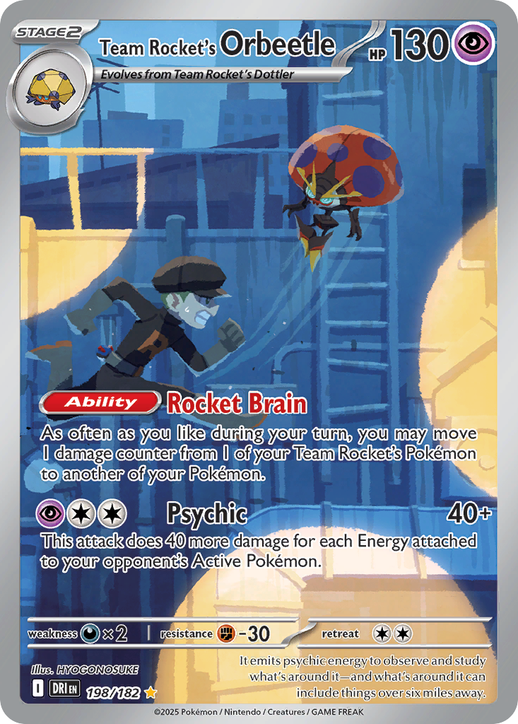 Team Rocket's Orbeetle (198/244) [Scarlet & Violet: Destined Rivals]