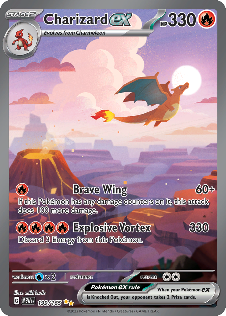 Charizard ex (ex) (199/207) [Scarlet & Violet: 151]