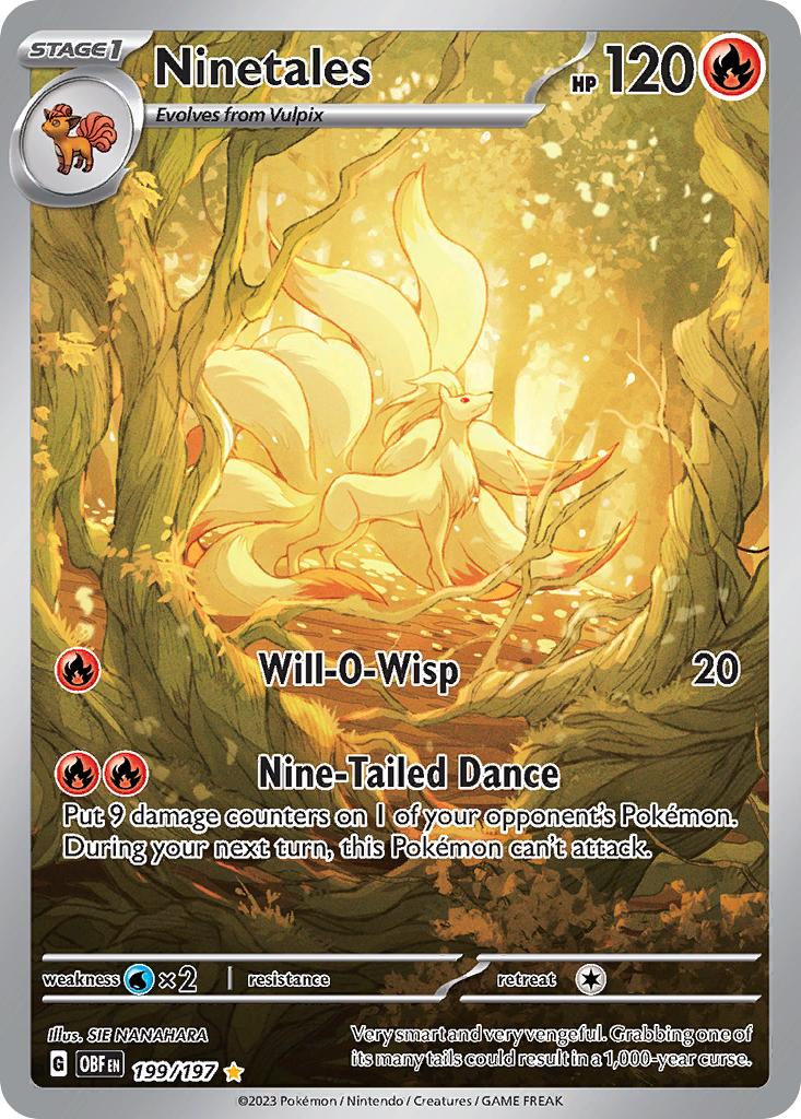 Ninetales (199/230) [Scarlet & Violet: Obsidian Flames]