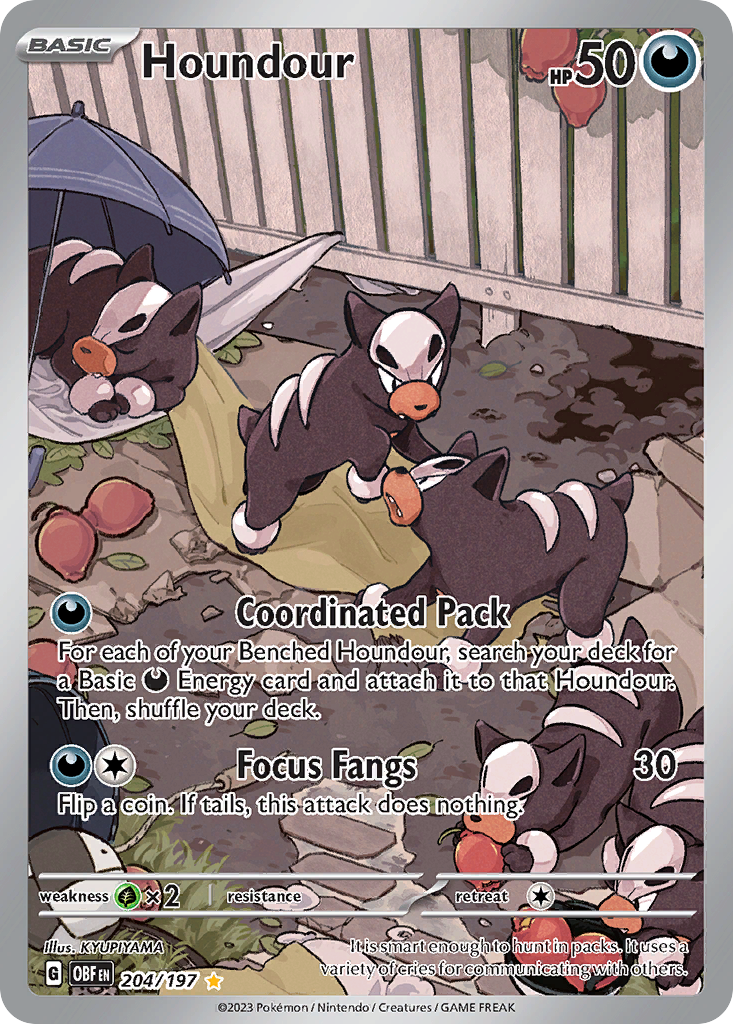 Houndour (204/230) [Scarlet & Violet: Obsidian Flames]