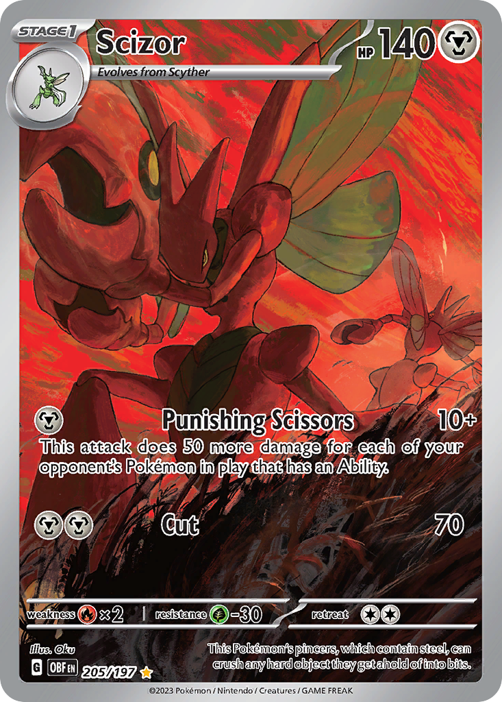 Scizor (205/230) [Scarlet & Violet: Obsidian Flames]