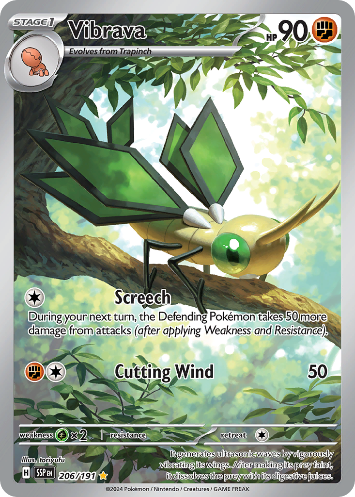 Vibrava (206/252) [Scarlet & Violet: Surging Sparks]