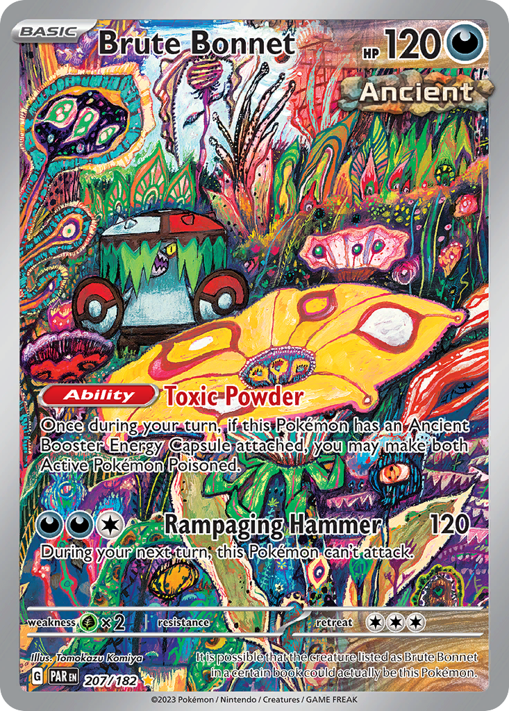 Brute Bonnet (Ancient) (207/266) [Scarlet & Violet: Paradox Rift]