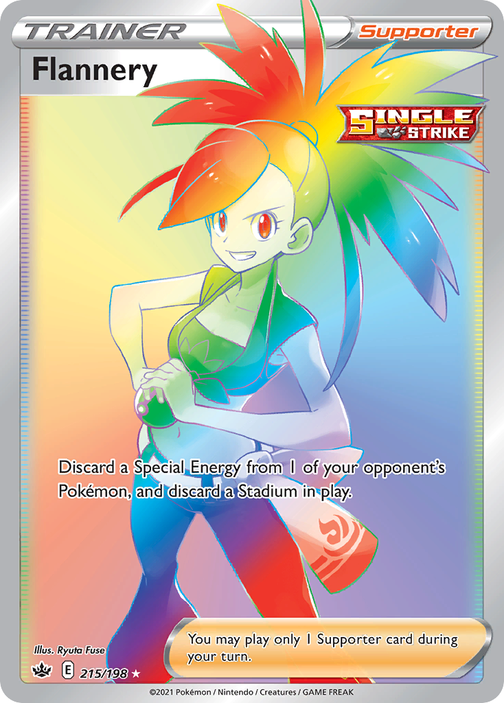 Flannery (Single Strike) (215/233) [Sword & Shield: Chilling Reign]