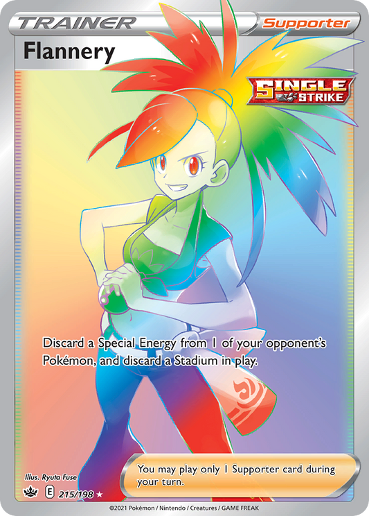 Flannery (Single Strike) (215/233) [Sword & Shield: Chilling Reign]